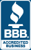 Accredited Business by the Better Business Bureau
