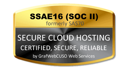 SSAE16 SOC II (Formerly SAS70) Secure Cloud Hosting